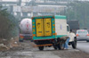 Action against Fish-laden trucks spill out waste water  on roads